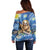 Sloth Starry Night Off Shoulder Sweater I'm Not Lazy - Wonder Print Shop