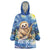 Sloth Starry Night Wearable Blanket Hoodie I'm Not Lazy