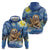 Sloth Starry Night Zip Hoodie I'm Not Lazy - Wonder Print Shop