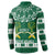 Saudi Arabia Christmas Button Sweatshirt Coat Of Arms Milad Mubarak - Wonder Print Shop