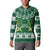 Saudi Arabia Christmas Button Sweatshirt Coat Of Arms Milad Mubarak - Wonder Print Shop