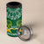 Saudi Arabia Christmas 4 in 1 Can Cooler Tumbler Coat Of Arms Milad Mubarak - Wonder Print Shop