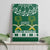 Saudi Arabia Christmas Canvas Wall Art Coat Of Arms Milad Mubarak - Wonder Print Shop