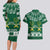 Saudi Arabia Christmas Couples Matching Long Sleeve Bodycon Dress and Hawaiian Shirt Coat Of Arms Milad Mubarak - Wonder Print Shop