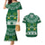 Saudi Arabia Christmas Couples Matching Mermaid Dress and Hawaiian Shirt Coat Of Arms Milad Mubarak - Wonder Print Shop