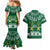 Saudi Arabia Christmas Couples Matching Mermaid Dress and Hawaiian Shirt Coat Of Arms Milad Mubarak - Wonder Print Shop