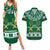 Saudi Arabia Christmas Couples Matching Summer Maxi Dress and Hawaiian Shirt Coat Of Arms Milad Mubarak - Wonder Print Shop