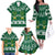 Saudi Arabia Christmas Family Matching Off The Shoulder Long Sleeve Dress and Hawaiian Shirt Coat Of Arms Milad Mubarak - Wonder Print Shop