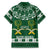 Saudi Arabia Christmas Family Matching Off The Shoulder Long Sleeve Dress and Hawaiian Shirt Coat Of Arms Milad Mubarak - Wonder Print Shop