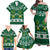 Saudi Arabia Christmas Family Matching Off Shoulder Maxi Dress and Hawaiian Shirt Coat Of Arms Milad Mubarak - Wonder Print Shop