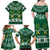 Saudi Arabia Christmas Family Matching Off Shoulder Maxi Dress and Hawaiian Shirt Coat Of Arms Milad Mubarak - Wonder Print Shop