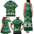 Saudi Arabia Christmas Family Matching Tank Maxi Dress and Hawaiian Shirt Coat Of Arms Milad Mubarak - Wonder Print Shop