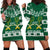 Saudi Arabia Christmas Hoodie Dress Coat Of Arms Milad Mubarak - Wonder Print Shop