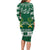 Saudi Arabia Christmas Long Sleeve Bodycon Dress Coat Of Arms Milad Mubarak - Wonder Print Shop