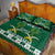 Saudi Arabia Christmas Quilt Bed Set Coat Of Arms Milad Mubarak - Wonder Print Shop