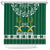 Saudi Arabia Christmas Shower Curtain Coat Of Arms Milad Mubarak