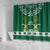 Saudi Arabia Christmas Shower Curtain Coat Of Arms Milad Mubarak