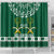 Saudi Arabia Christmas Shower Curtain Coat Of Arms Milad Mubarak