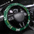 Saudi Arabia Christmas Steering Wheel Cover Coat Of Arms Milad Mubarak - Wonder Print Shop