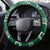 Saudi Arabia Christmas Steering Wheel Cover Coat Of Arms Milad Mubarak - Wonder Print Shop