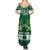 Saudi Arabia Christmas Summer Maxi Dress Coat Of Arms Milad Mubarak - Wonder Print Shop