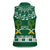 Saudi Arabia Christmas Women Sleeveless Polo Shirt Coat Of Arms Milad Mubarak - Wonder Print Shop