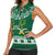 Saudi Arabia Christmas Women Sleeveless Polo Shirt Coat Of Arms Milad Mubarak - Wonder Print Shop