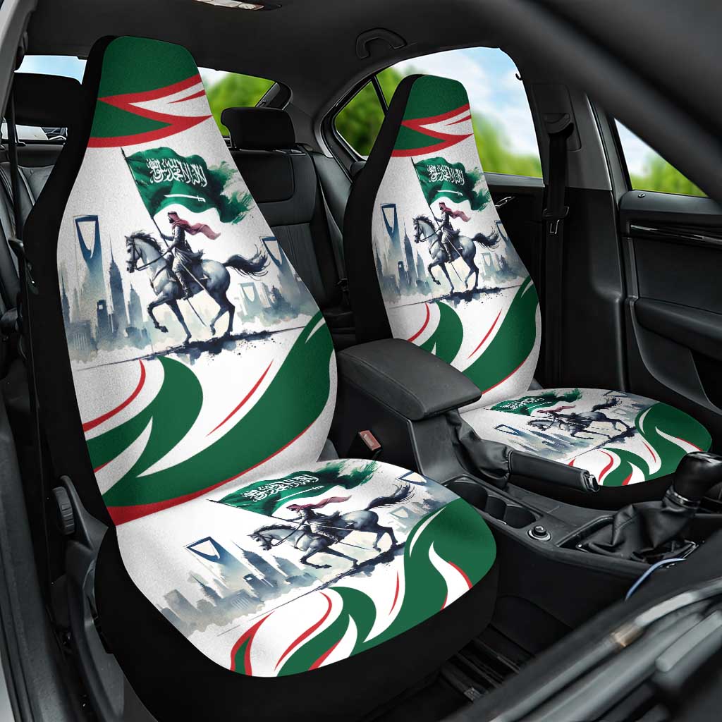 Saudi Arabia Horse Riders Car Seat Cover Arab Style - Wonder Print Shop