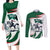 Saudi Arabia Horse Riders Couples Matching Long Sleeve Bodycon Dress and Long Sleeve Button Shirt Arab Style - Wonder Print Shop