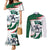 Saudi Arabia Horse Riders Couples Matching Mermaid Dress and Long Sleeve Button Shirt Arab Style