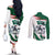 Saudi Arabia Horse Riders Couples Matching Off The Shoulder Long Sleeve Dress and Long Sleeve Button Shirt Arab Style