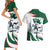 Saudi Arabia Horse Riders Couples Matching Short Sleeve Bodycon Dress and Hawaiian Shirt Arab Style - Wonder Print Shop