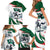 Saudi Arabia Horse Riders Family Matching Short Sleeve Bodycon Dress and Hawaiian Shirt Arab Style - Wonder Print Shop