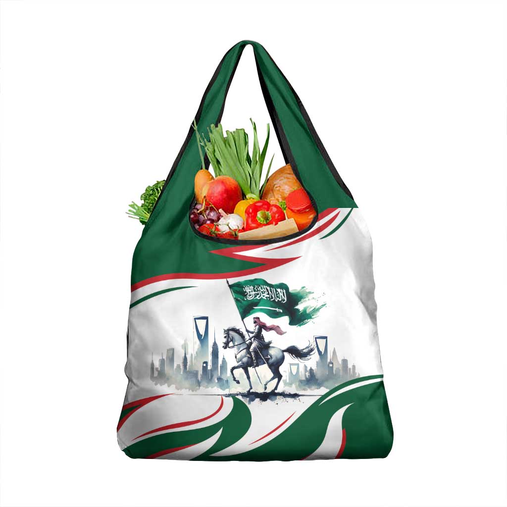 Saudi Arabia Horse Riders Grocery Bag Arab Style