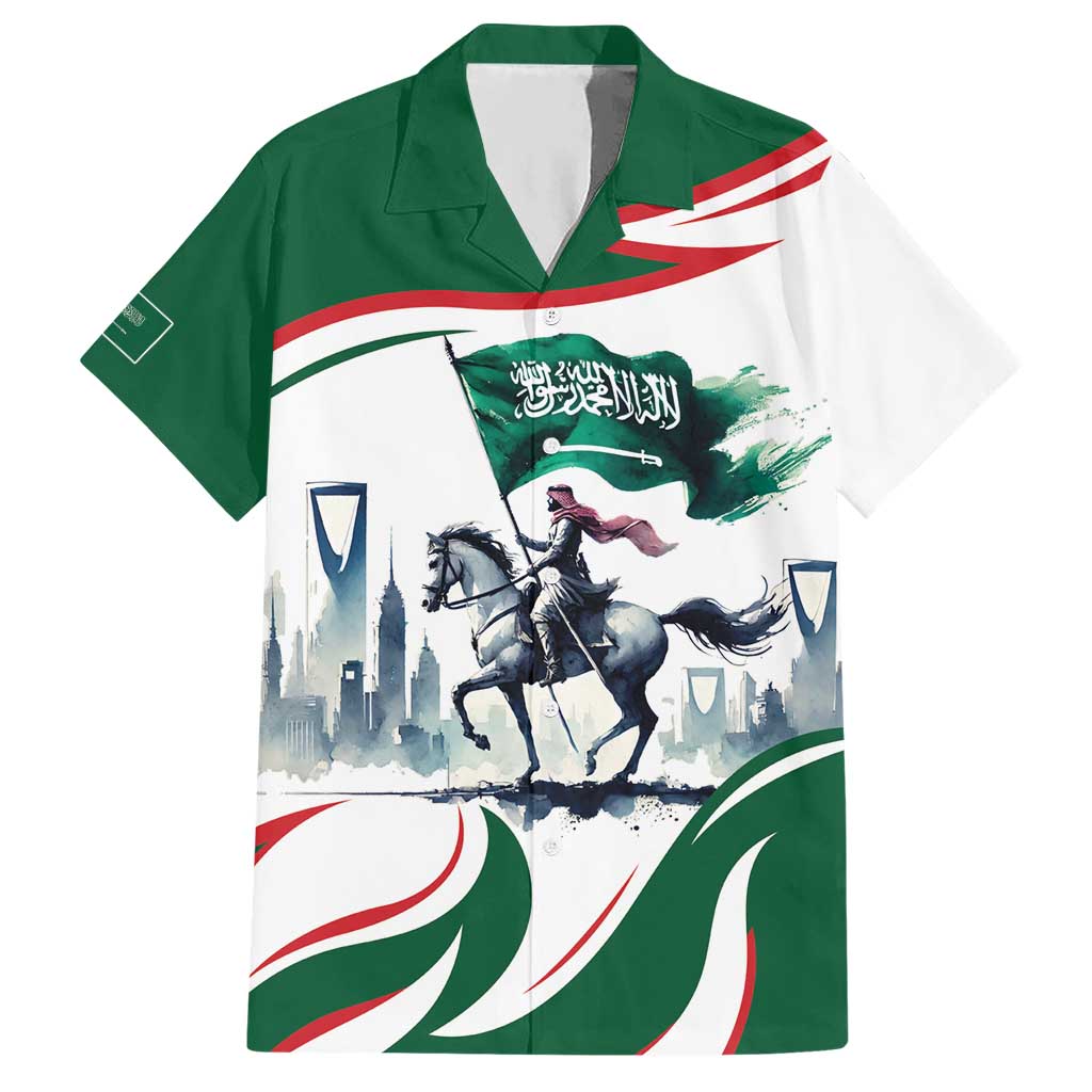 Saudi Arabia Horse Riders Hawaiian Shirt Arab Style - Wonder Print Shop