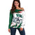 Saudi Arabia Horse Riders Off Shoulder Sweater Arab Style - Wonder Print Shop