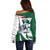 Saudi Arabia Horse Riders Off Shoulder Sweater Arab Style - Wonder Print Shop