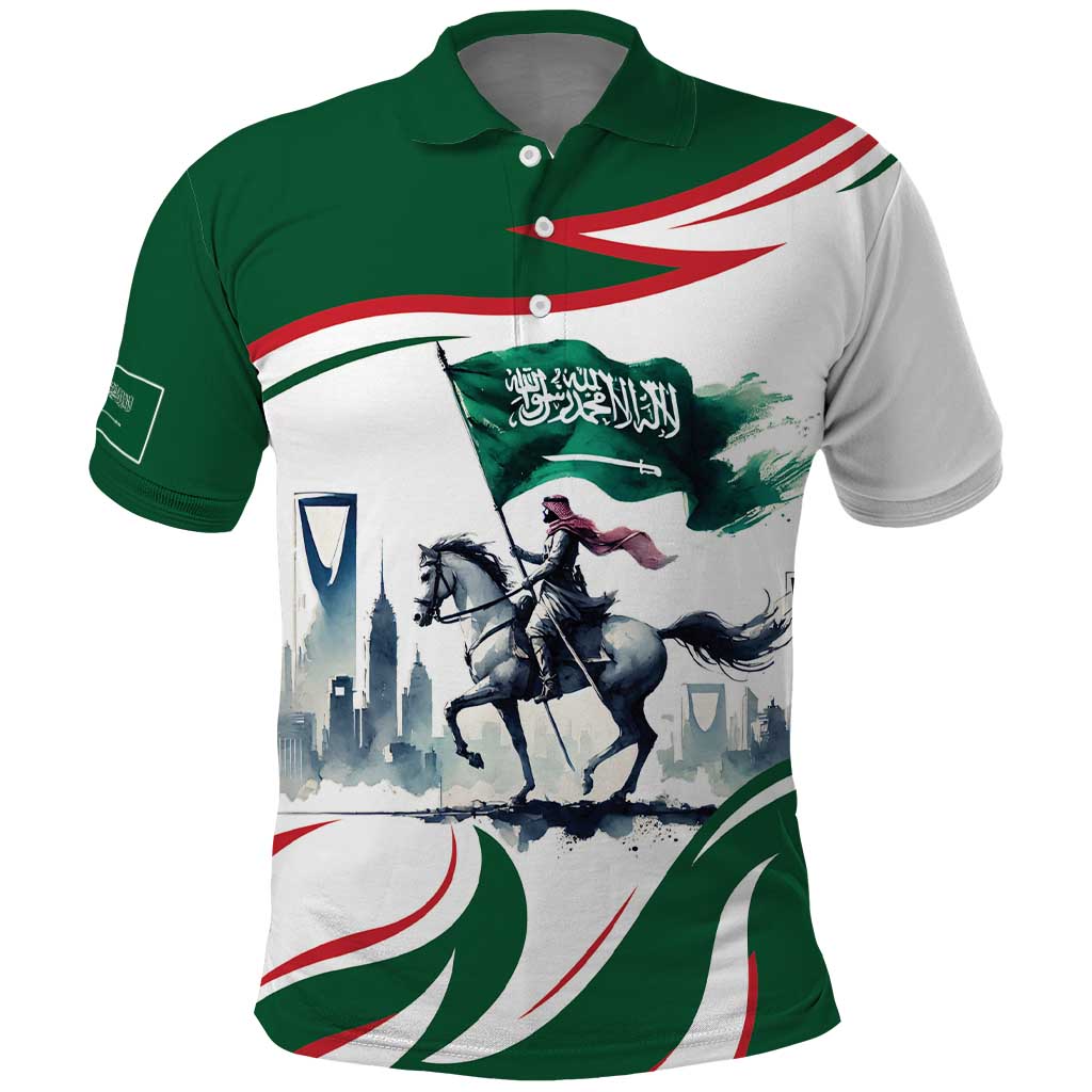 Saudi Arabia Horse Riders Polo Shirt Arab Style