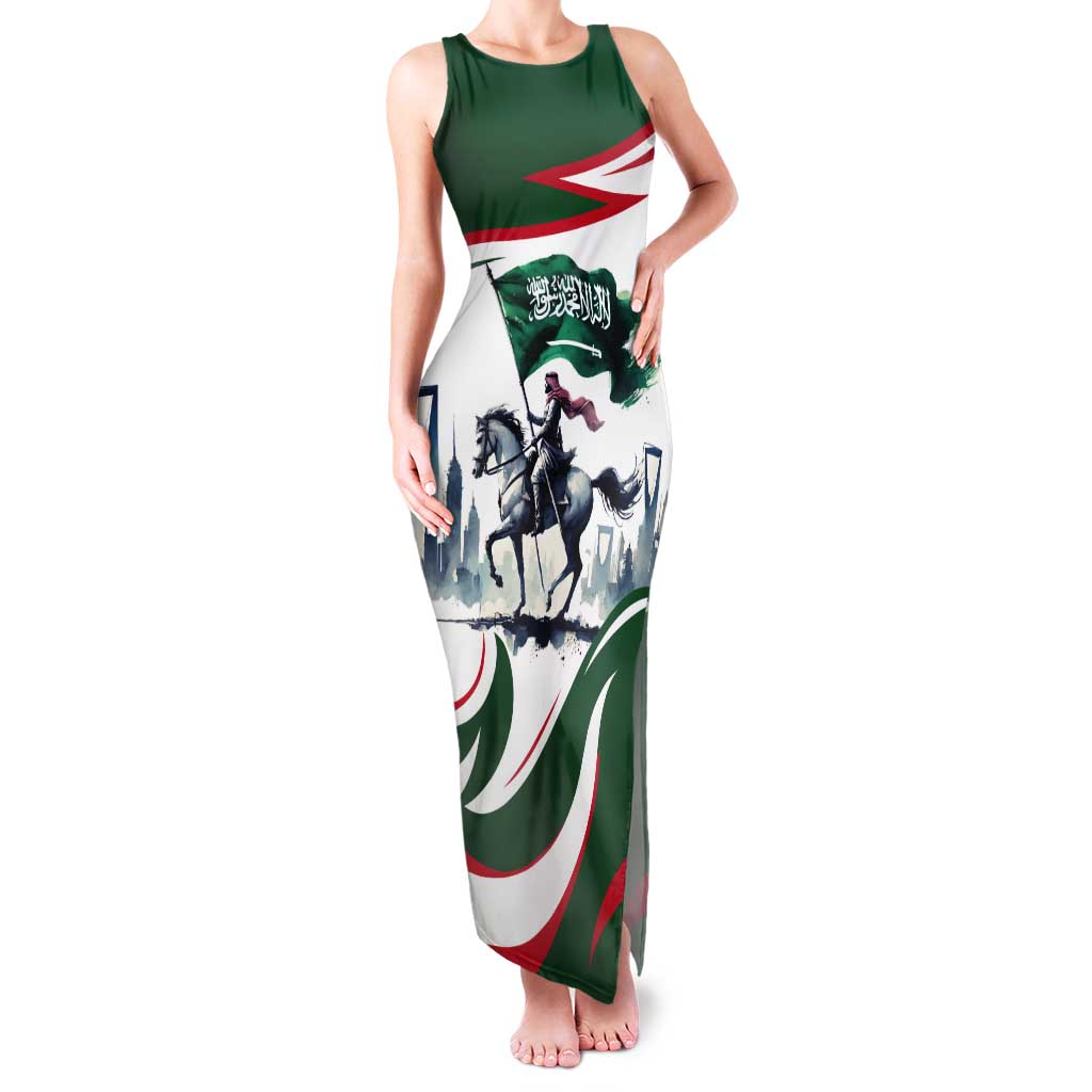 Saudi Arabia Horse Riders Tank Maxi Dress Arab Style - Wonder Print Shop