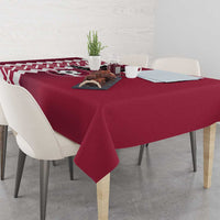 Custom Qatar Football Tablecloth Maroon One Go Champion - Wonder Print Shop