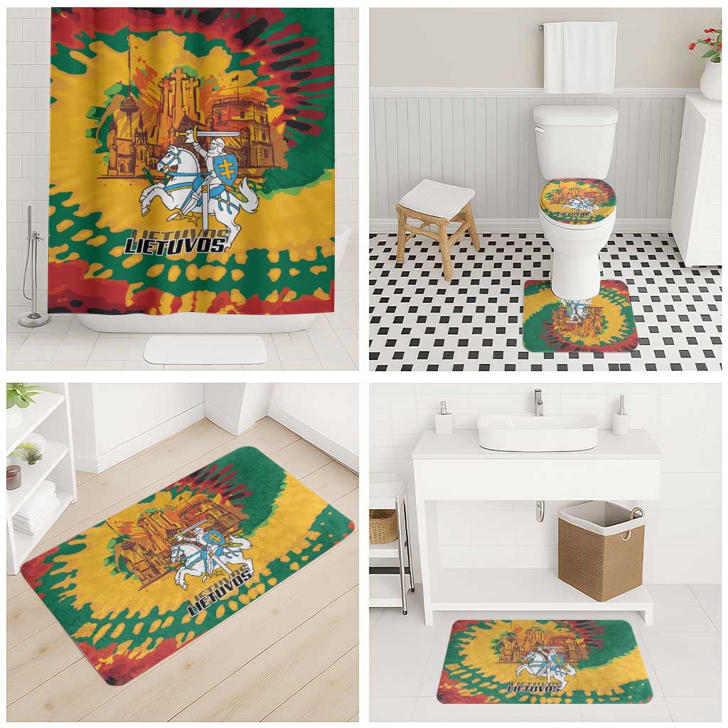 Lithuania Independence Day Bathroom Set Vytis Knight National Pride