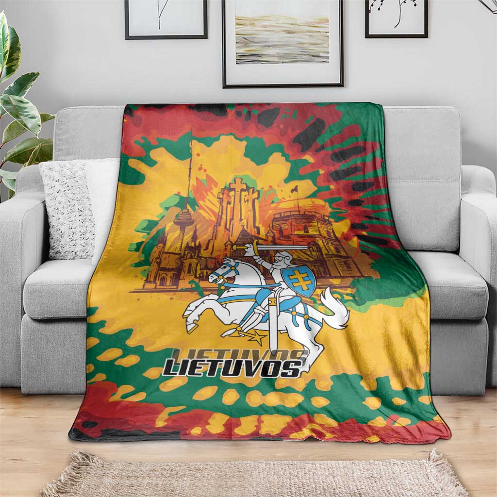 Lithuania Independence Day Blanket Vytis Knight National Pride