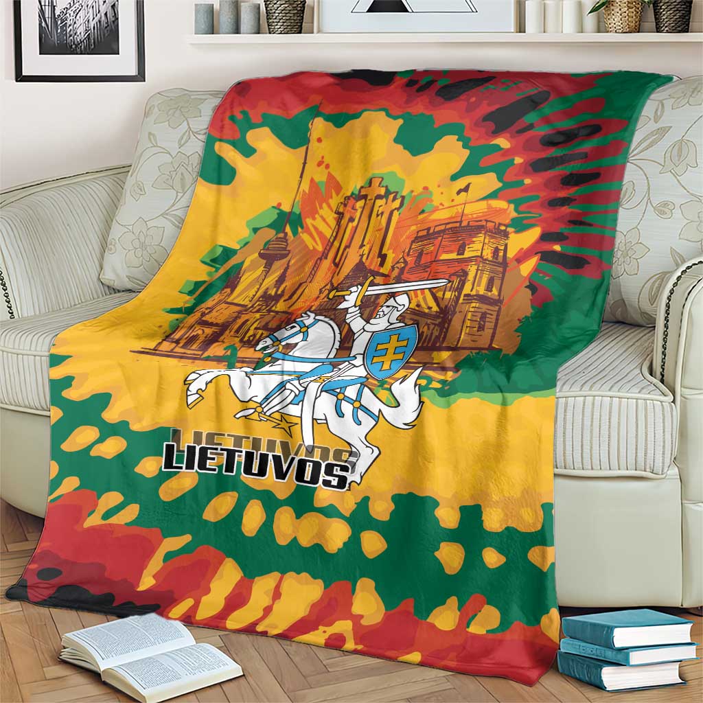 Lithuania Independence Day Blanket Vytis Knight National Pride