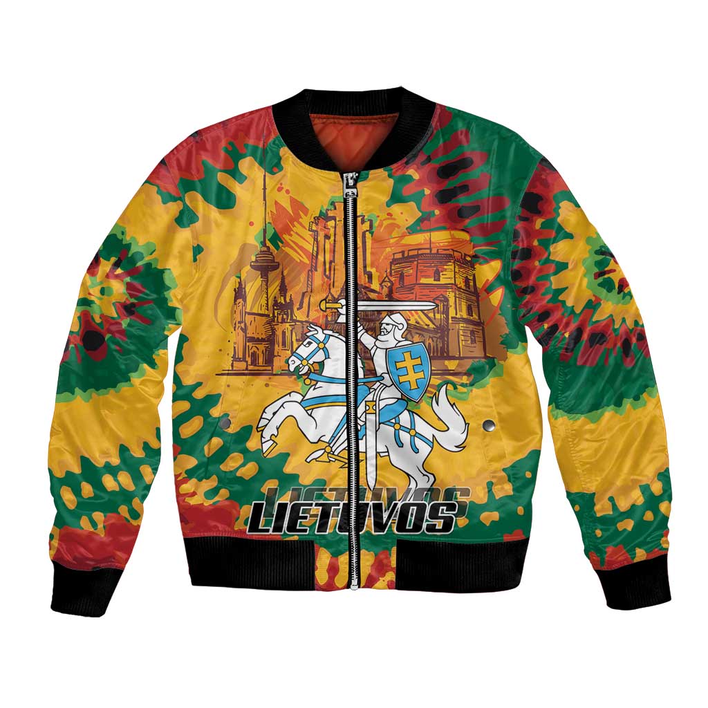 Lithuania Independence Day Bomber Jacket Vytis Knight National Pride