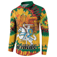 Lithuania Independence Day Button Sweatshirt Vytis Knight National Pride