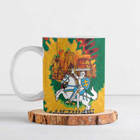 Lithuania Independence Day Ceramic Mug Vytis Knight National Pride