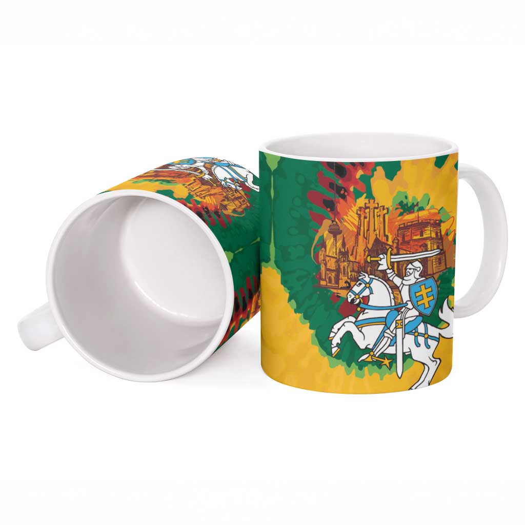 Lithuania Independence Day Ceramic Mug Vytis Knight National Pride