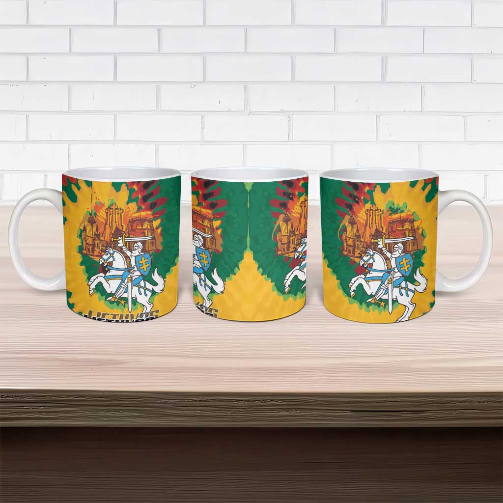 Lithuania Independence Day Ceramic Mug Vytis Knight National Pride