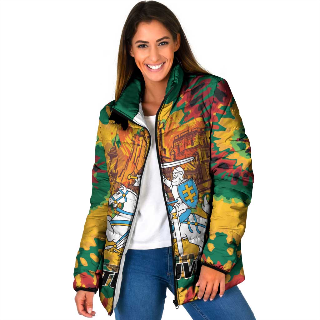 Lithuania Independence Day Padded Jacket Vytis Knight National Pride
