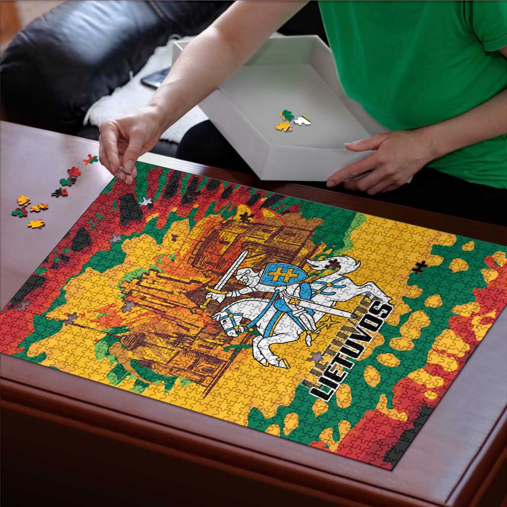 Lithuania Independence Day Puzzle Vytis Knight National Pride